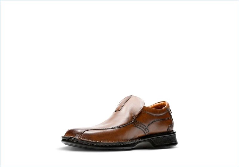  Escalade Step / Brown Leather Mens Shoes