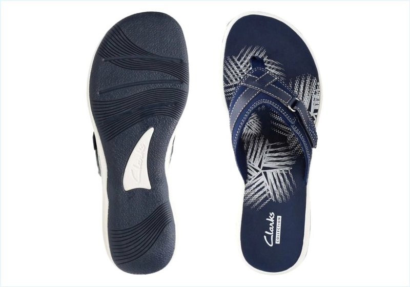  BREEZE SEA / Navy Synthetic Womens Sandals