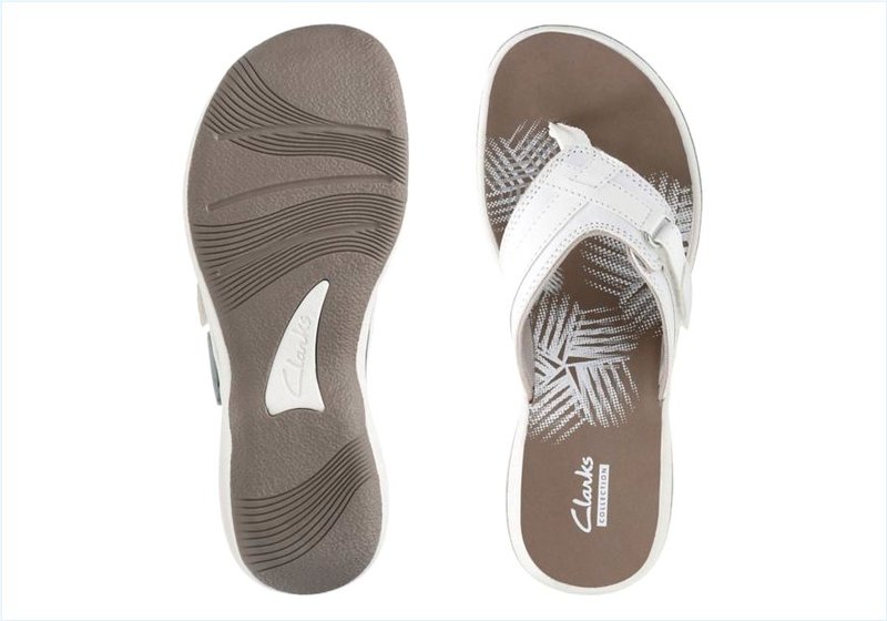  BREEZE SEA / White Synthetic Womens Sandals