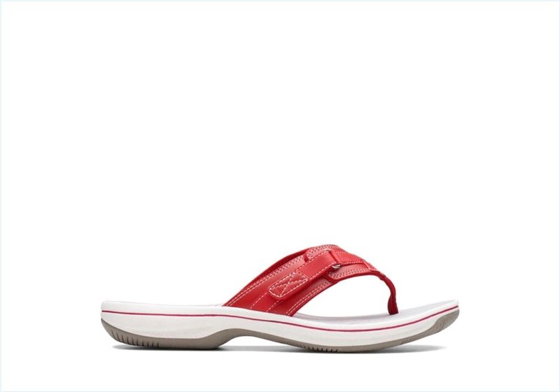  BREEZE SEA / Red Synthetic Womens Sandals