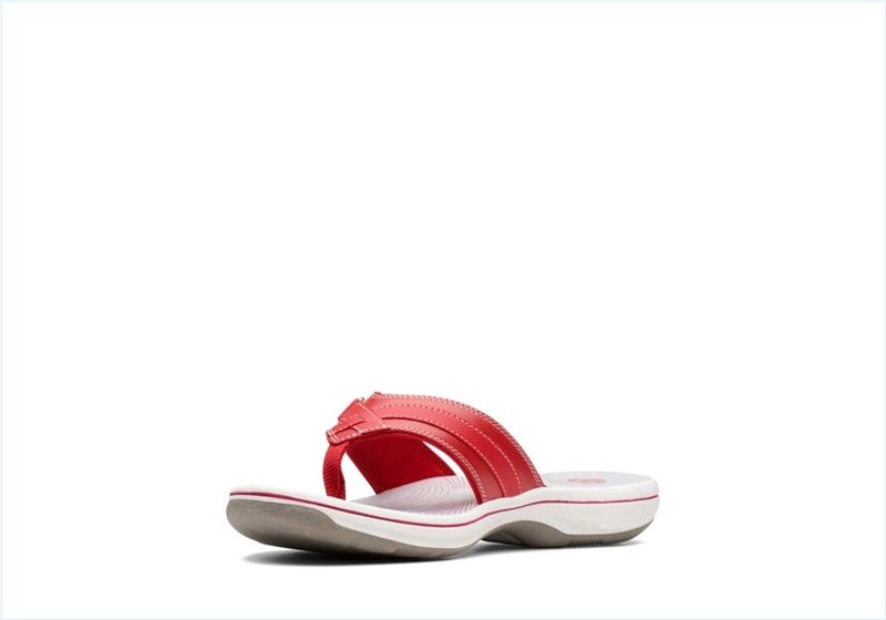  BREEZE SEA / Red Synthetic Womens Sandals