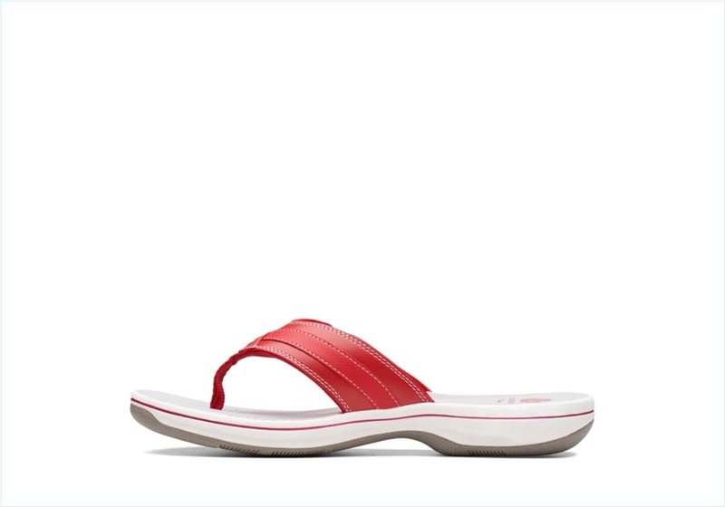  BREEZE SEA / Red Synthetic Womens Sandals