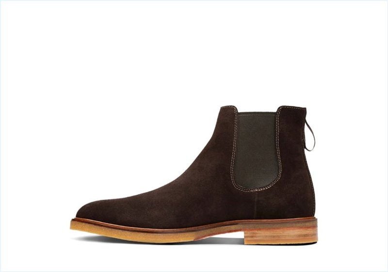  Clarkdale Gobi / Dark Brown Suede Mens Boots