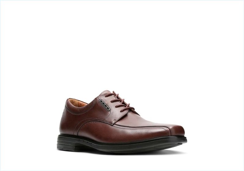  Un Kenneth Way / Brown Leather Mens Shoes