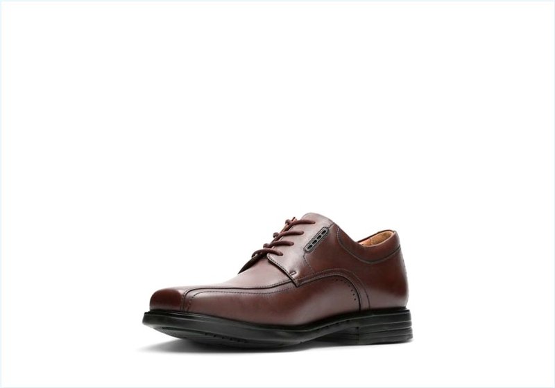  Un Kenneth Way / Brown Leather Mens Shoes