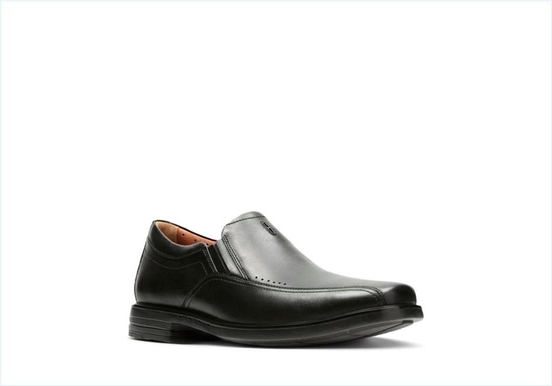  Unsheridan Go / Black Leather Mens Shoes