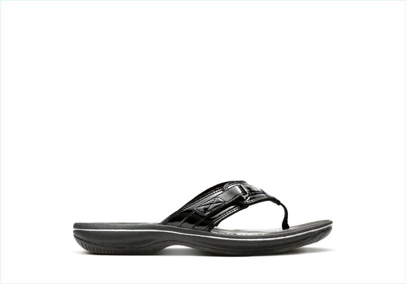  BREEZE SEA / Black Patent Womens Sandals