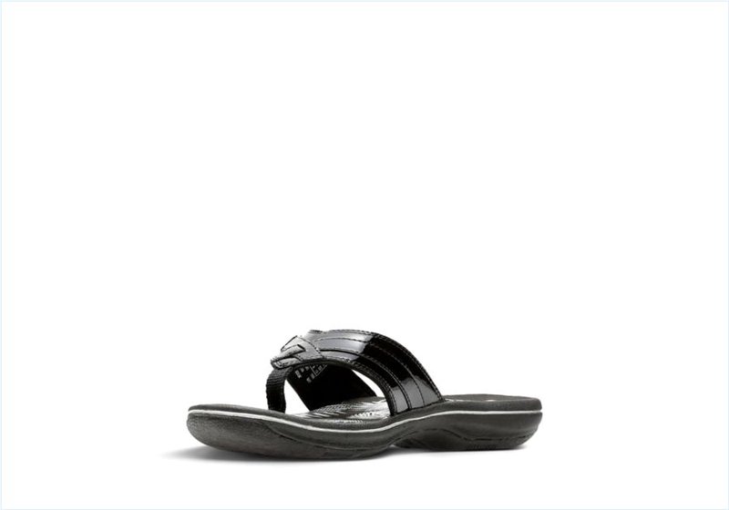  BREEZE SEA / Black Patent Womens Sandals