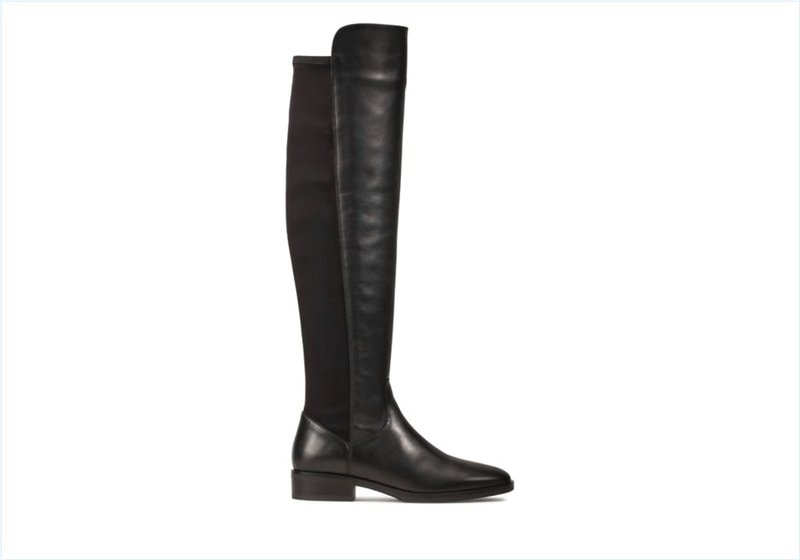  Pure Caddy / Black Leather Womens Boots