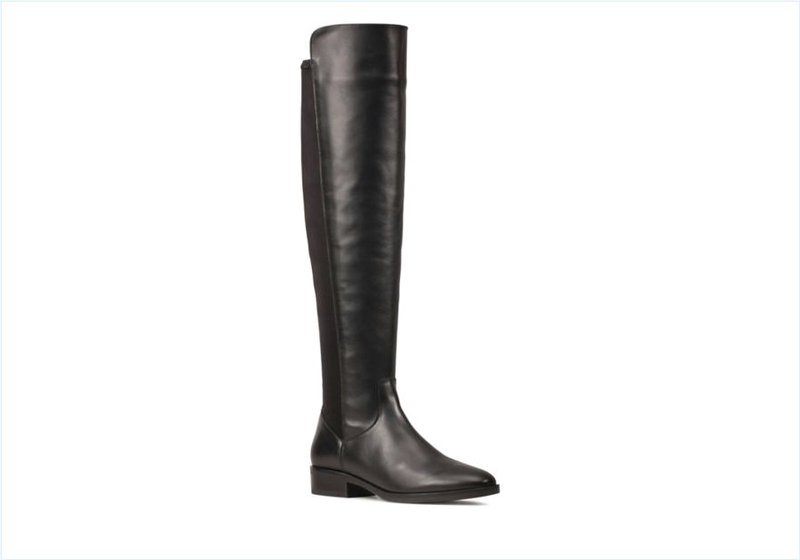  Pure Caddy / Black Leather Womens Boots