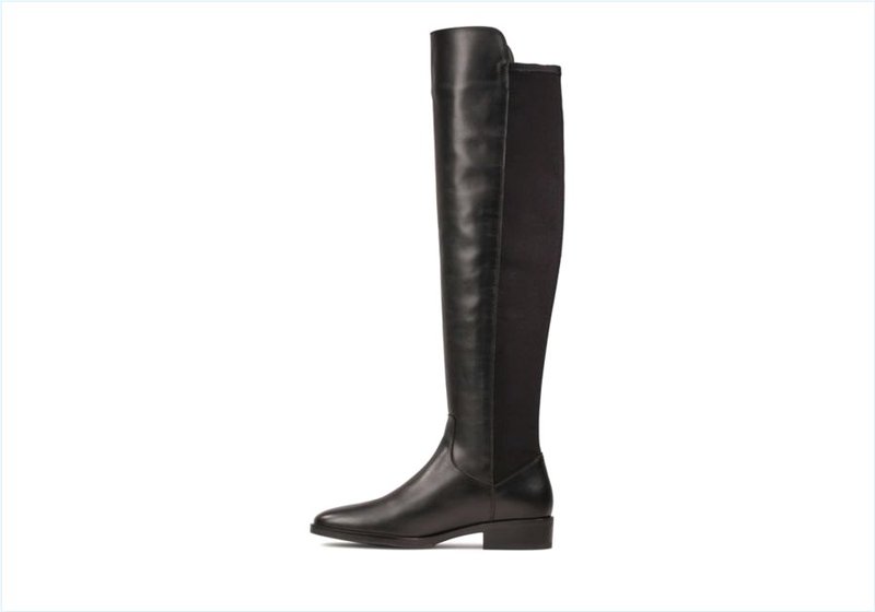  Pure Caddy / Black Leather Womens Boots