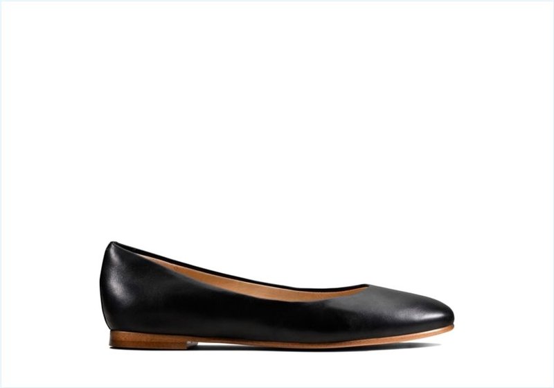  Grace Piper / Black Leather Womens Shoes