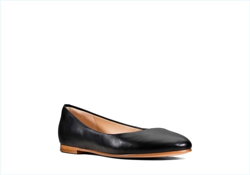  Grace Piper / Black Leather Womens Shoes