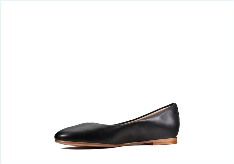  Grace Piper / Black Leather Womens Shoes