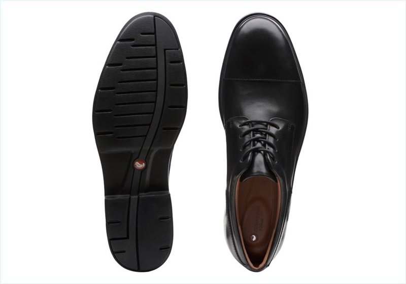  Un Tailor Cap / Black Leather Mens Shoes