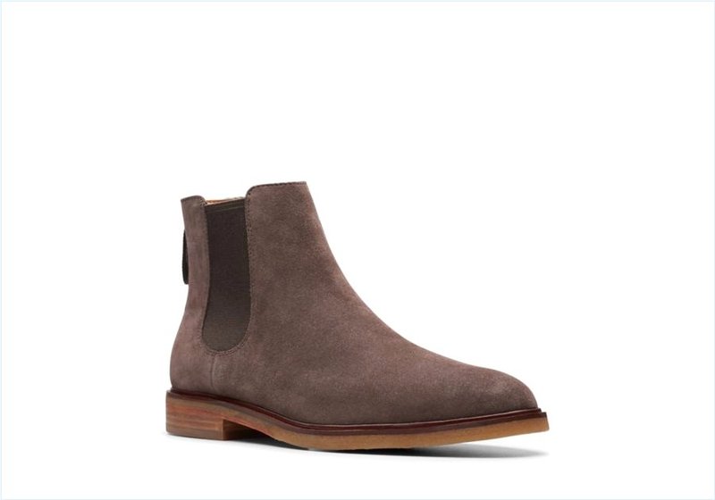  Clarkdale Gobi / Taupe Suede Mens Boots