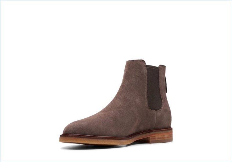  Clarkdale Gobi / Taupe Suede Mens Boots