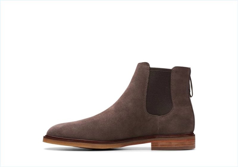  Clarkdale Gobi / Taupe Suede Mens Boots