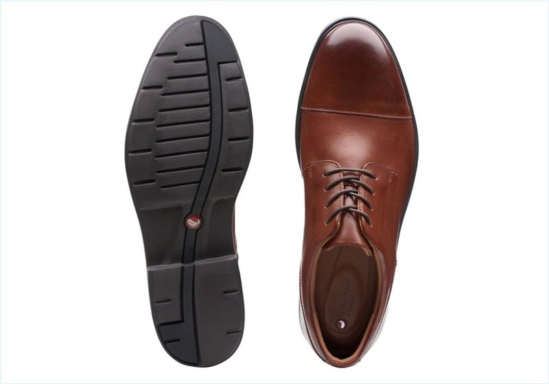  Un Tailor Cap / Tan Leather Mens Shoes