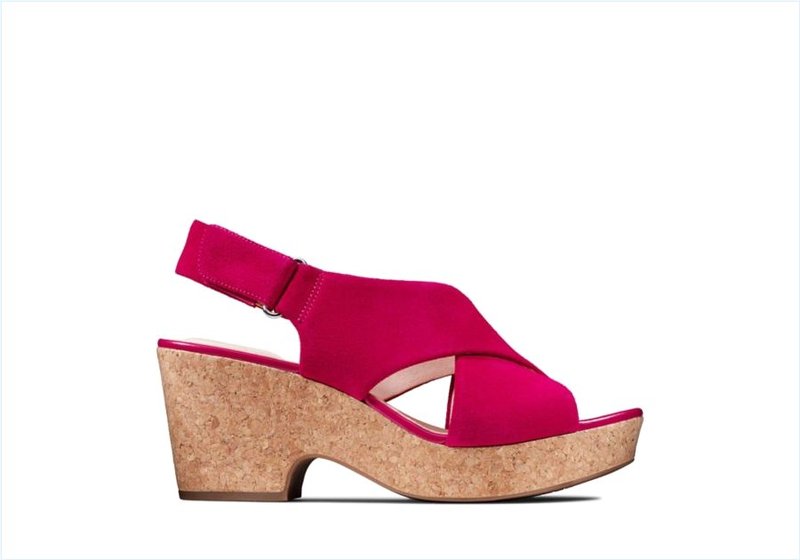  Maritsa Lara / Fuchsia Suede Womens Sandals