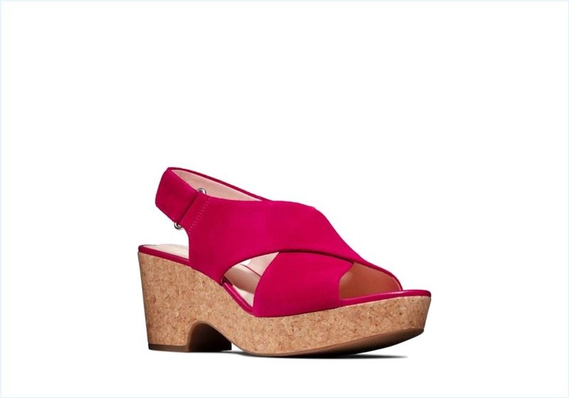  Maritsa Lara / Fuchsia Suede Womens Sandals