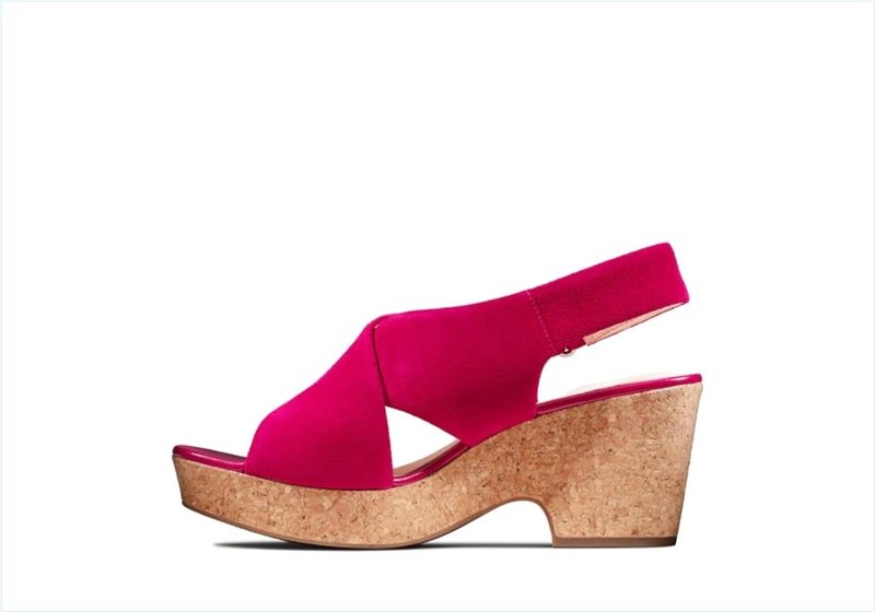  Maritsa Lara / Fuchsia Suede Womens Sandals