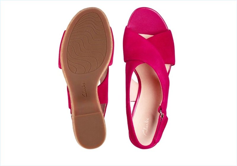  Maritsa Lara / Fuchsia Suede Womens Sandals