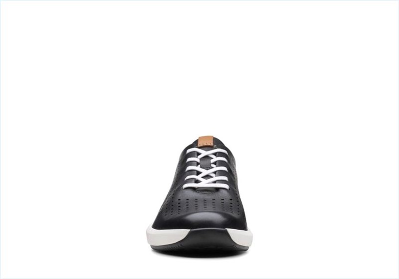  Un Rio Tie / Black Leather Womens Sport Shoes