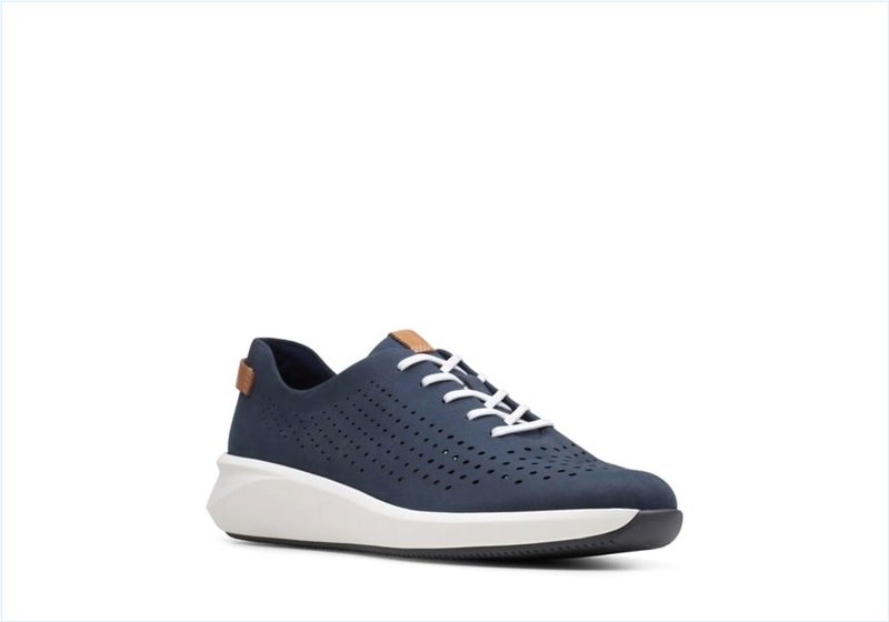  Un Rio Tie / Navy Nubuck Womens Sport Shoes