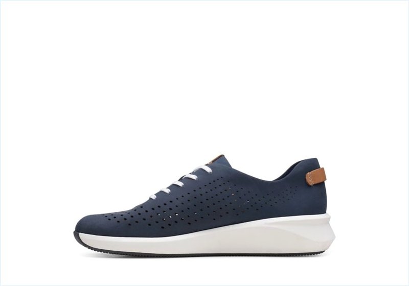  Un Rio Tie / Navy Nubuck Womens Sport Shoes