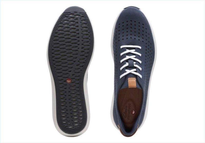  Un Rio Tie / Navy Nubuck Womens Sport Shoes