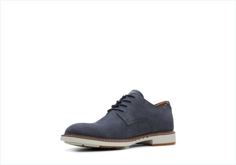  Un Elott Lace / Navy Nubuck Mens Shoes