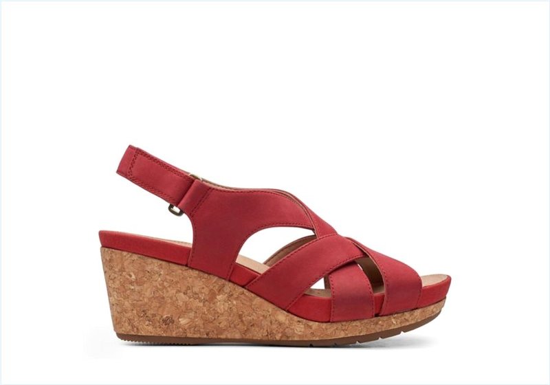  Un Capri Step / Red Nubuck Womens Sandals