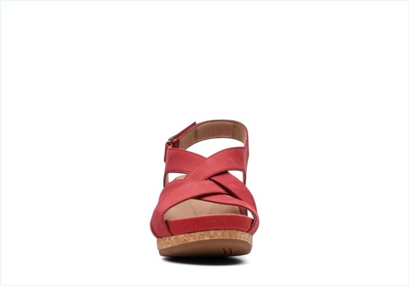  Un Capri Step / Red Nubuck Womens Sandals