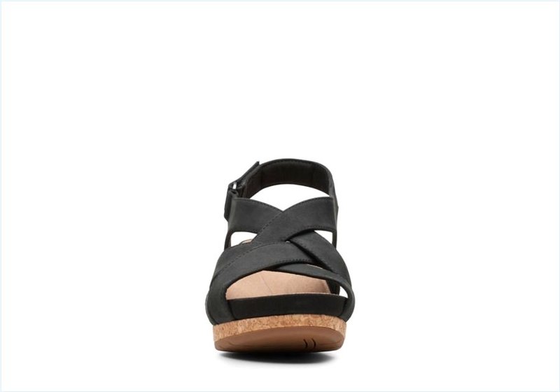  Un Capri Step / Black Nubuck Womens Sandals