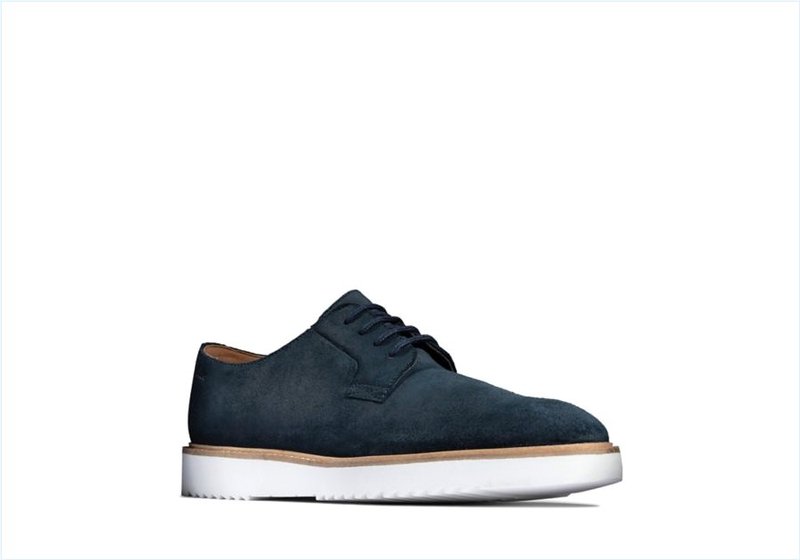  Ernest Walk / Navy Suede Mens Shoes