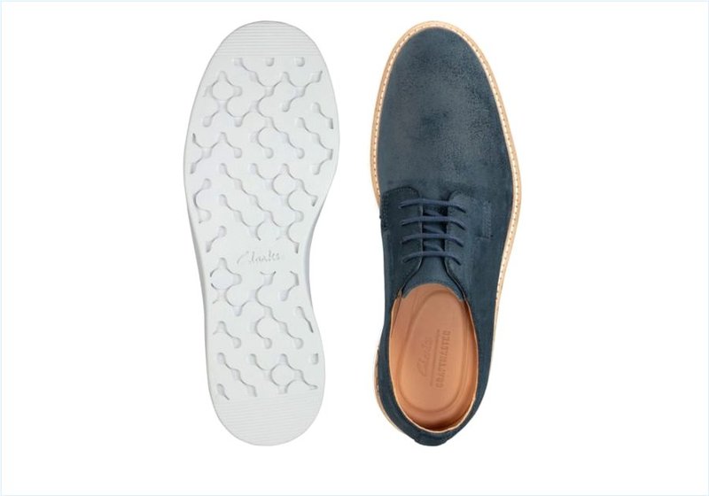  Ernest Walk / Navy Suede Mens Shoes