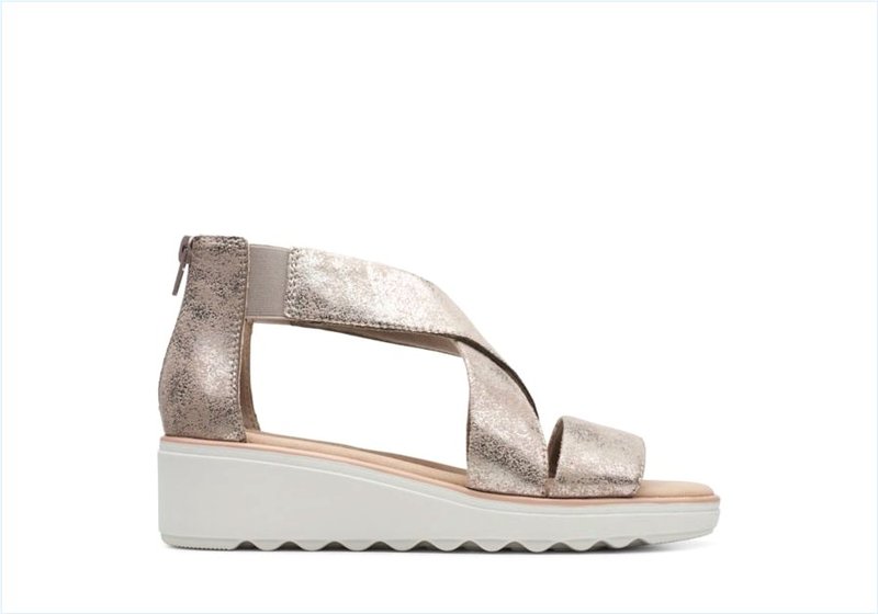  Jillian Rise / Pewter Metallic Womens Sandals