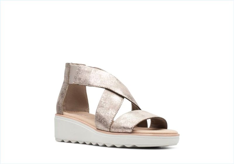  Jillian Rise / Pewter Metallic Womens Sandals