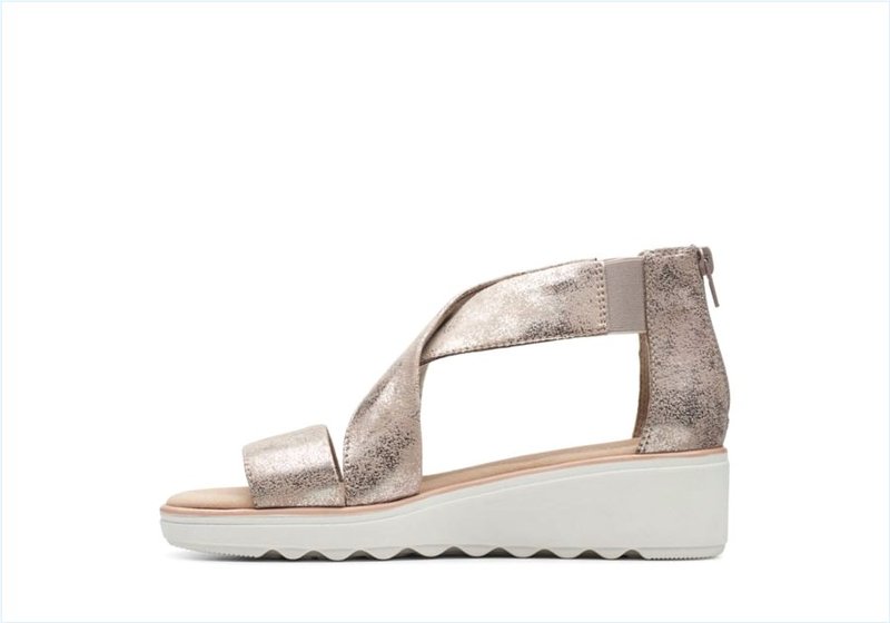  Jillian Rise / Pewter Metallic Womens Sandals