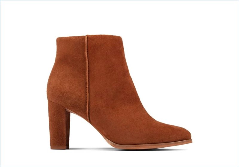  Kaylin Fern 2 / Dark Tan Suede Womens Boots