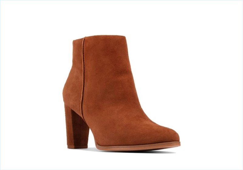  Kaylin Fern 2 / Dark Tan Suede Womens Boots