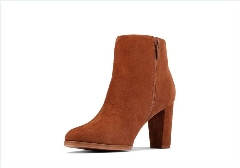  Kaylin Fern 2 / Dark Tan Suede Womens Boots