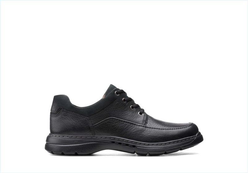  Un Brawley Lace / Black Leather Mens Shoes