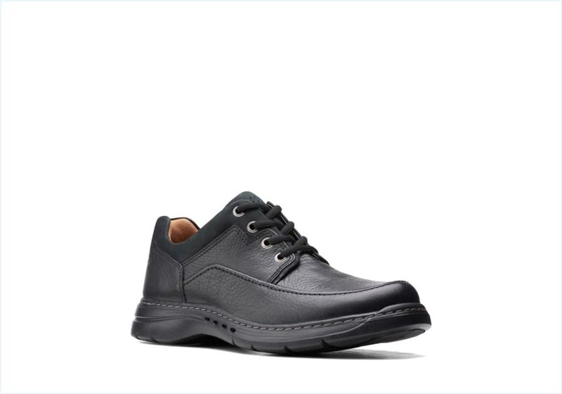  Un Brawley Lace / Black Leather Mens Shoes