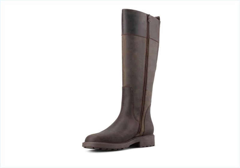  Orinoco 2 Hi / Dark Brown Leather Womens Boots