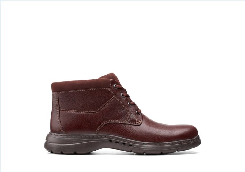  Brawley Up / Mahogany Leather Mens Boots