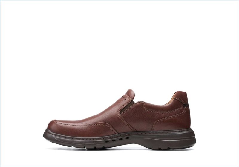  Un Brawley Step / Mahogany Leather Mens Shoes