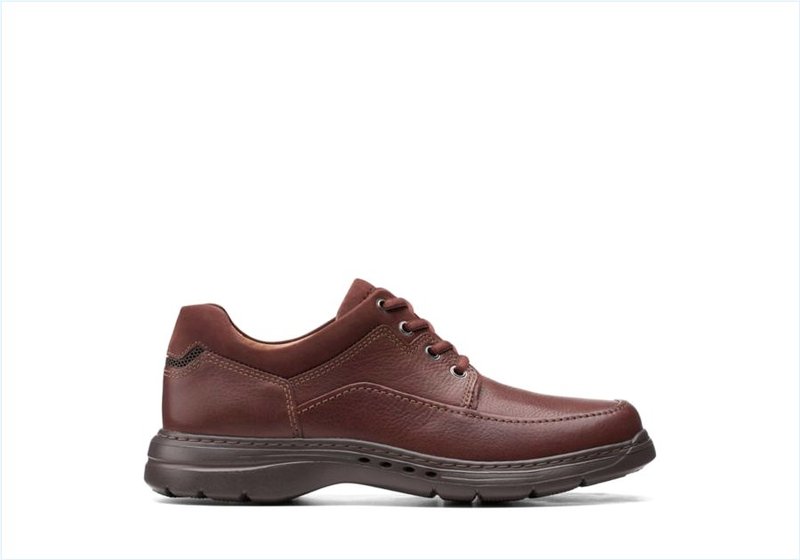  Un Brawley Lace / Mahogany Leather Mens Shoes