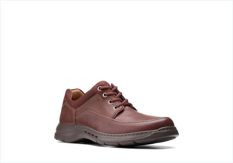  Un Brawley Lace / Mahogany Leather Mens Shoes